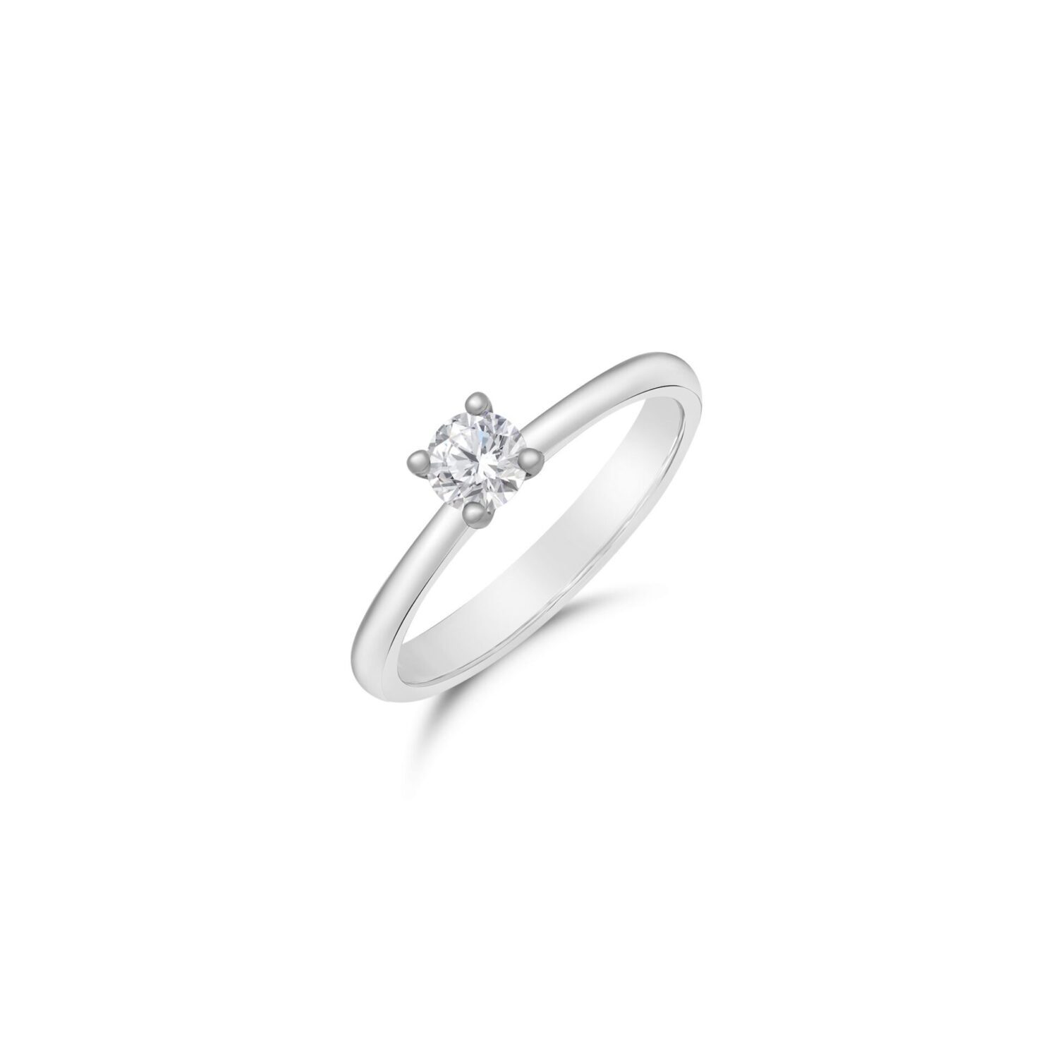 Lab grown diamonds in Cyprus - Profile Diamond Ring Square 0.3 Carat best quality and price