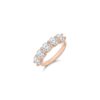 Lab grown diamonds in Cyprus - Diamond Ring 5 Stones 2.5 Carat best quality and price