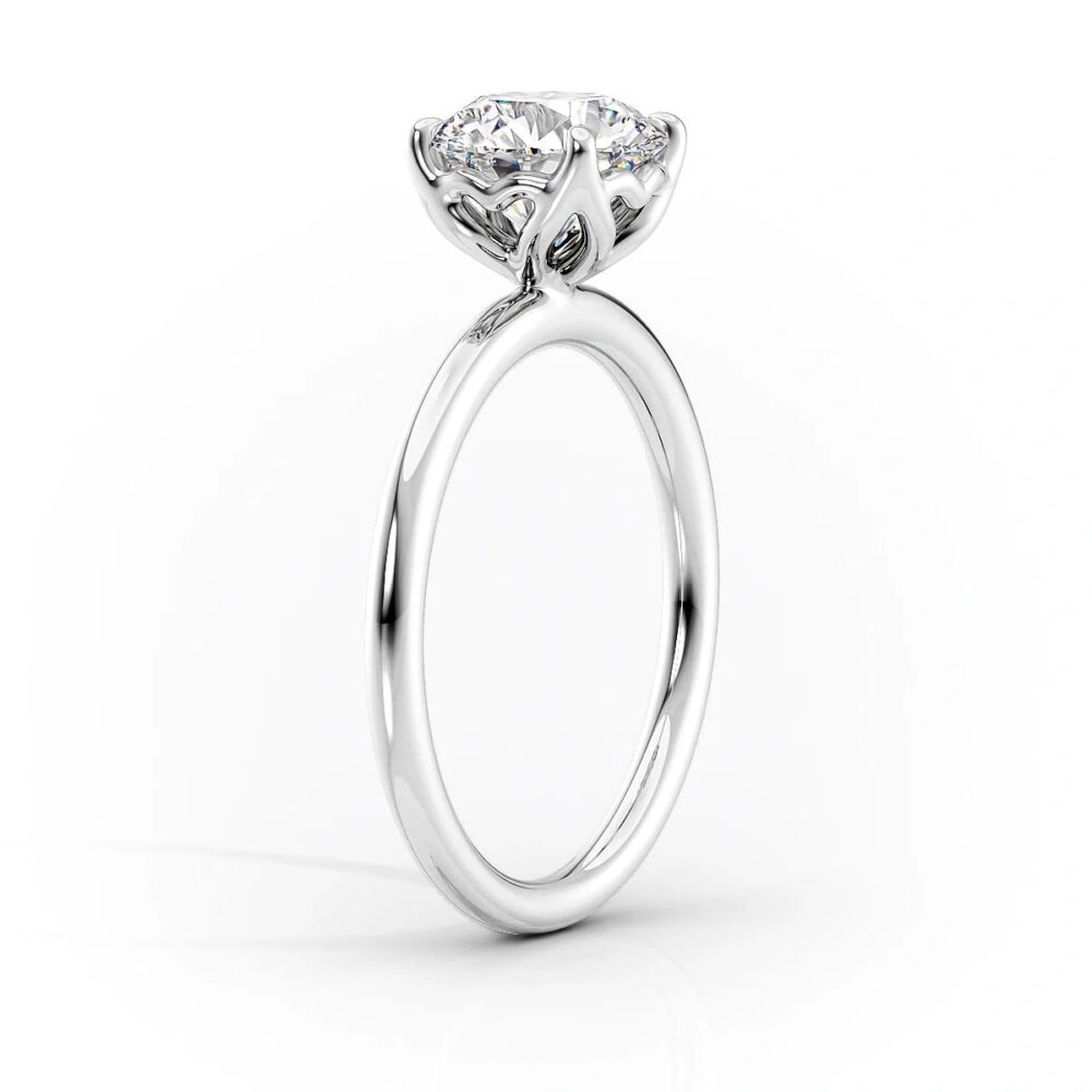 Lab grown diamonds in Cyprus - The Oval Cut Solitaire 0.5 to 8ct Diamond Engagement Ring best quality and price