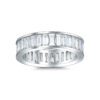 Lab grown diamonds in Cyprus - The King's Baguette Cut 4 carat Chanel Set Full Eternity Band Diamond Ring best quality and price