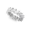 Lab grown diamonds in Cyprus - The Tilted Marquis Cut 1.5ct/ 2ct/ 3ct/ 3.5ct or 5ct Full Eternity Band Diamond Ring best quality and price